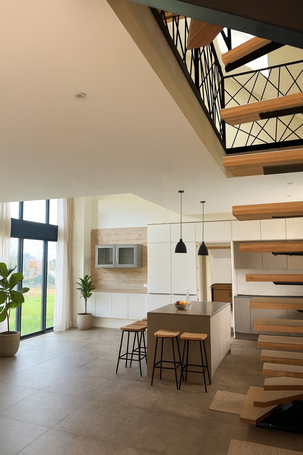 Intérieur design et contemporain