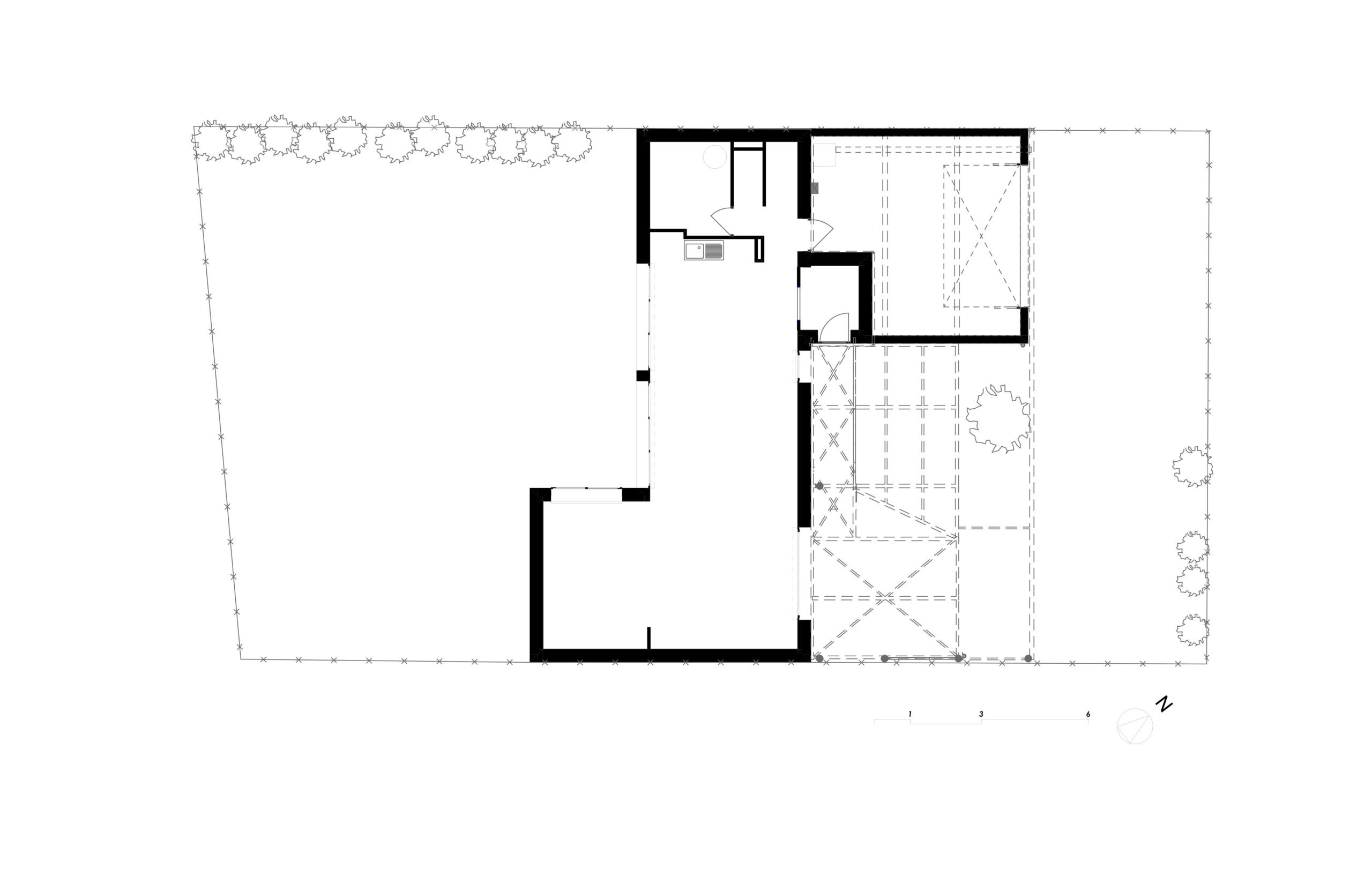 Plan architectural du rez-de-chaussée