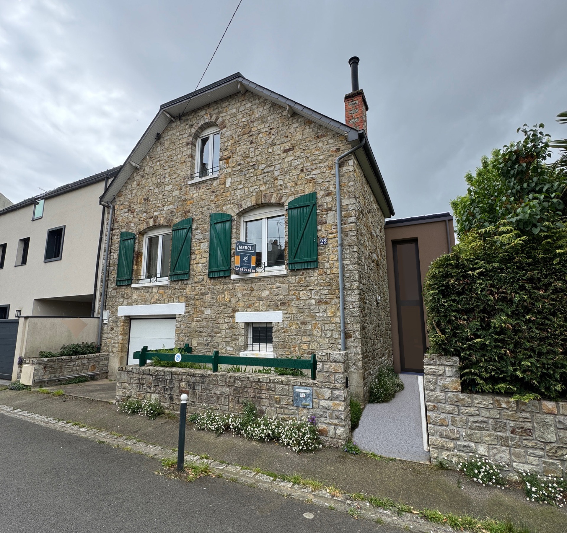 Façade extérieur vue de la rue