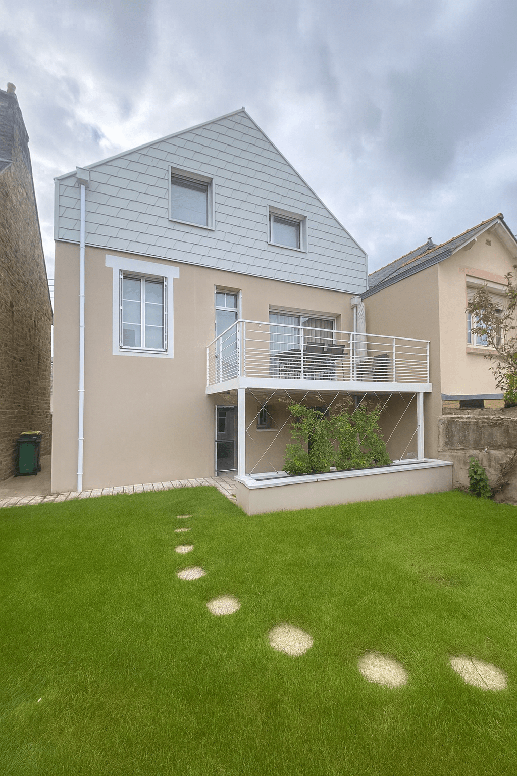 Façade extérieur vu du jardin