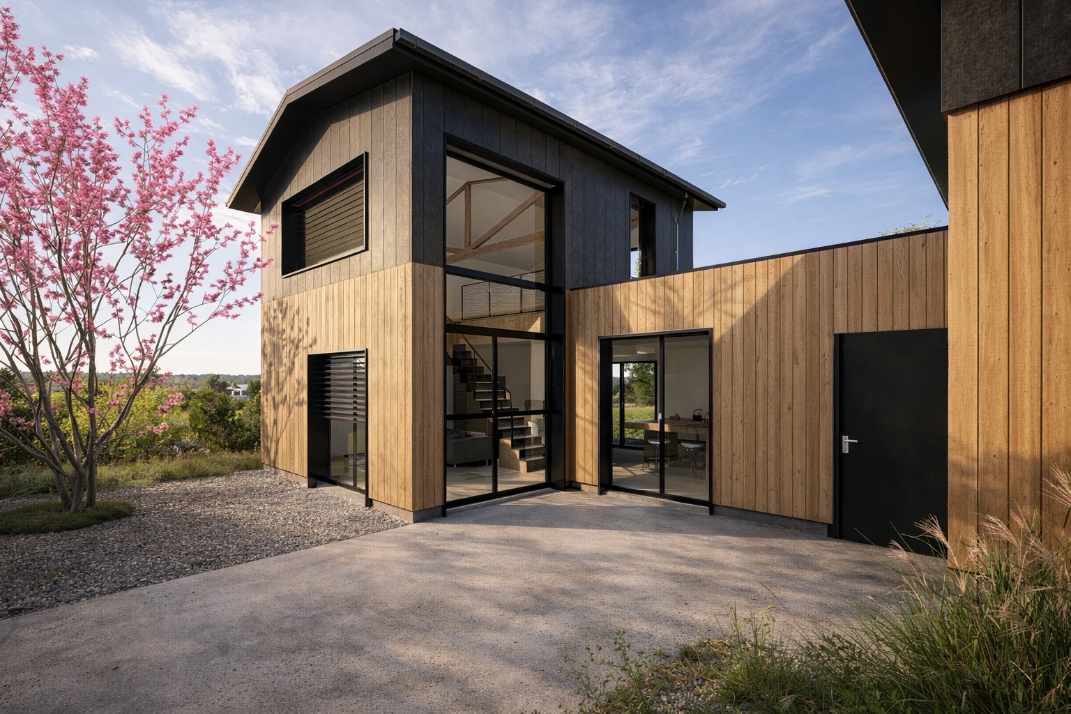 Maison neuve en ossature bois