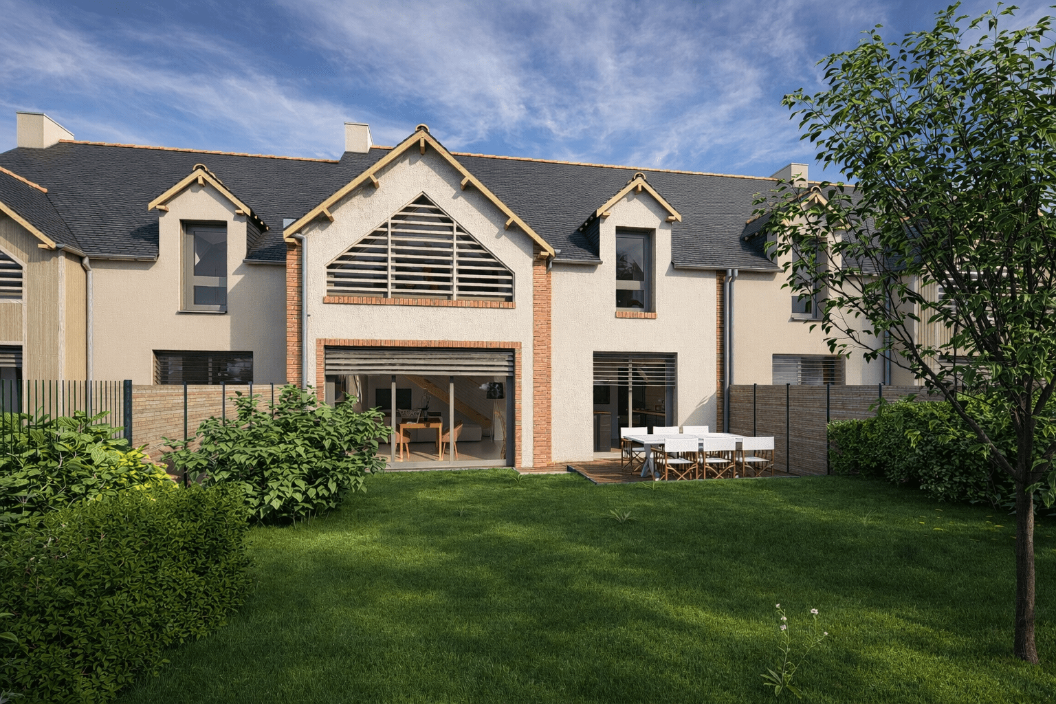 Réalisation de 3 maisons neuves