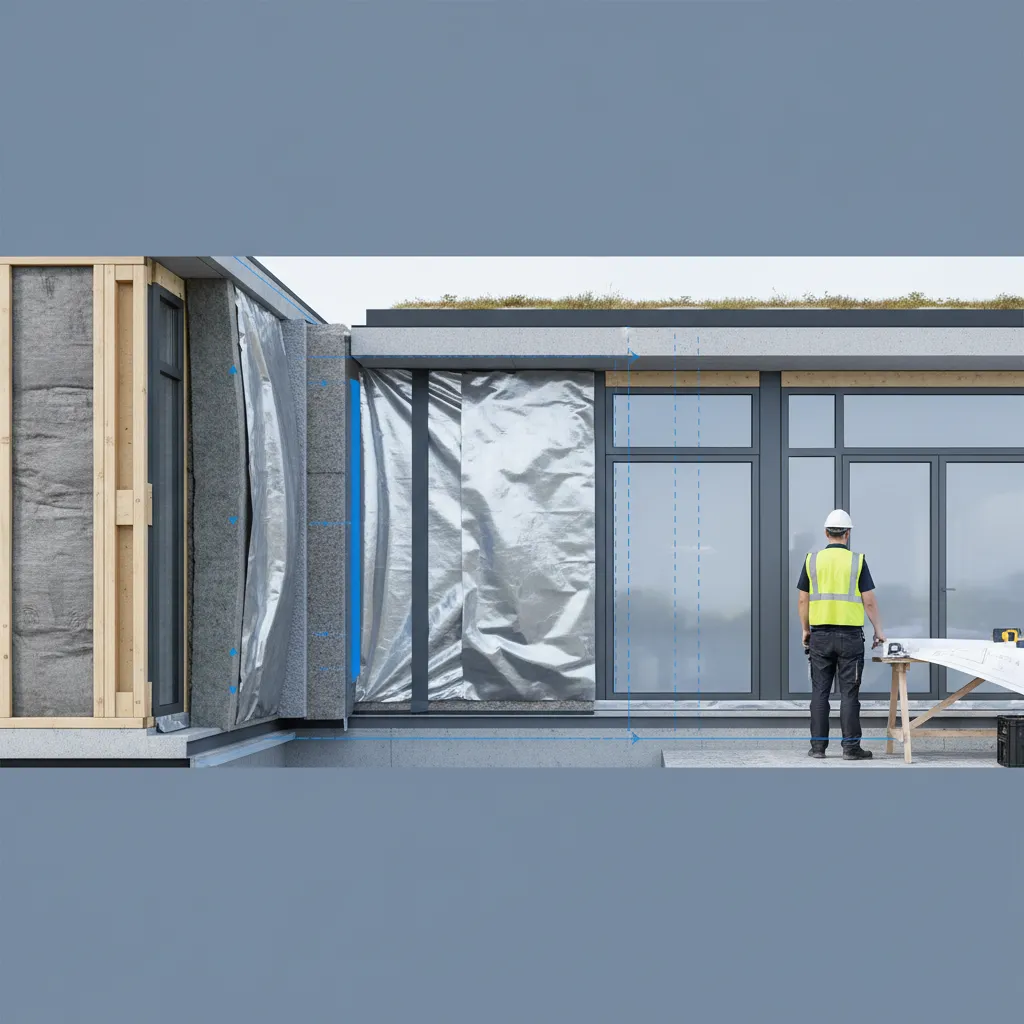Isolation et étanchéité à l'air des extensions : un guide technique pour les architectes