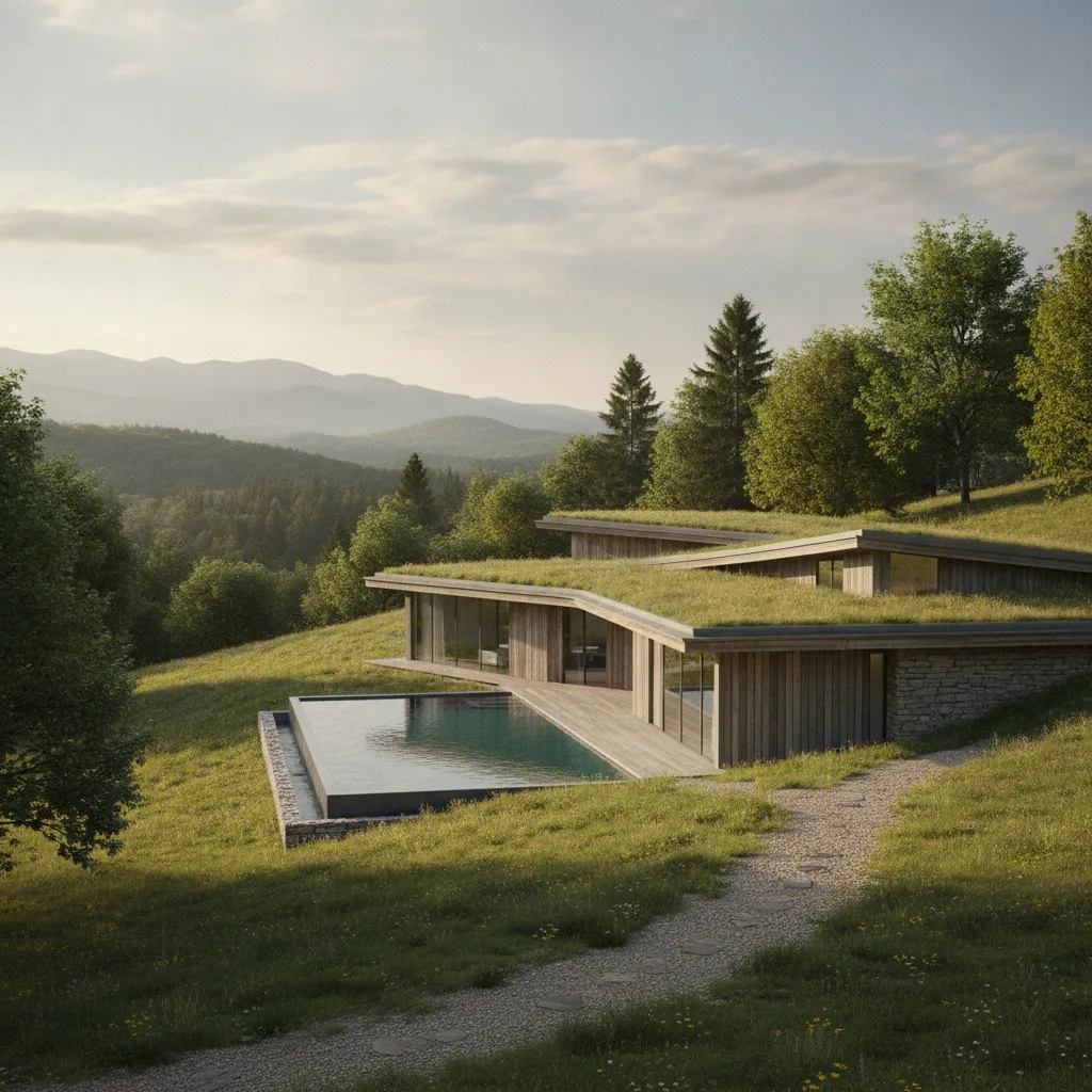 Concevoir une construction neuve à l'âme intemporelle : l'intégration harmonieuse dans le paysage