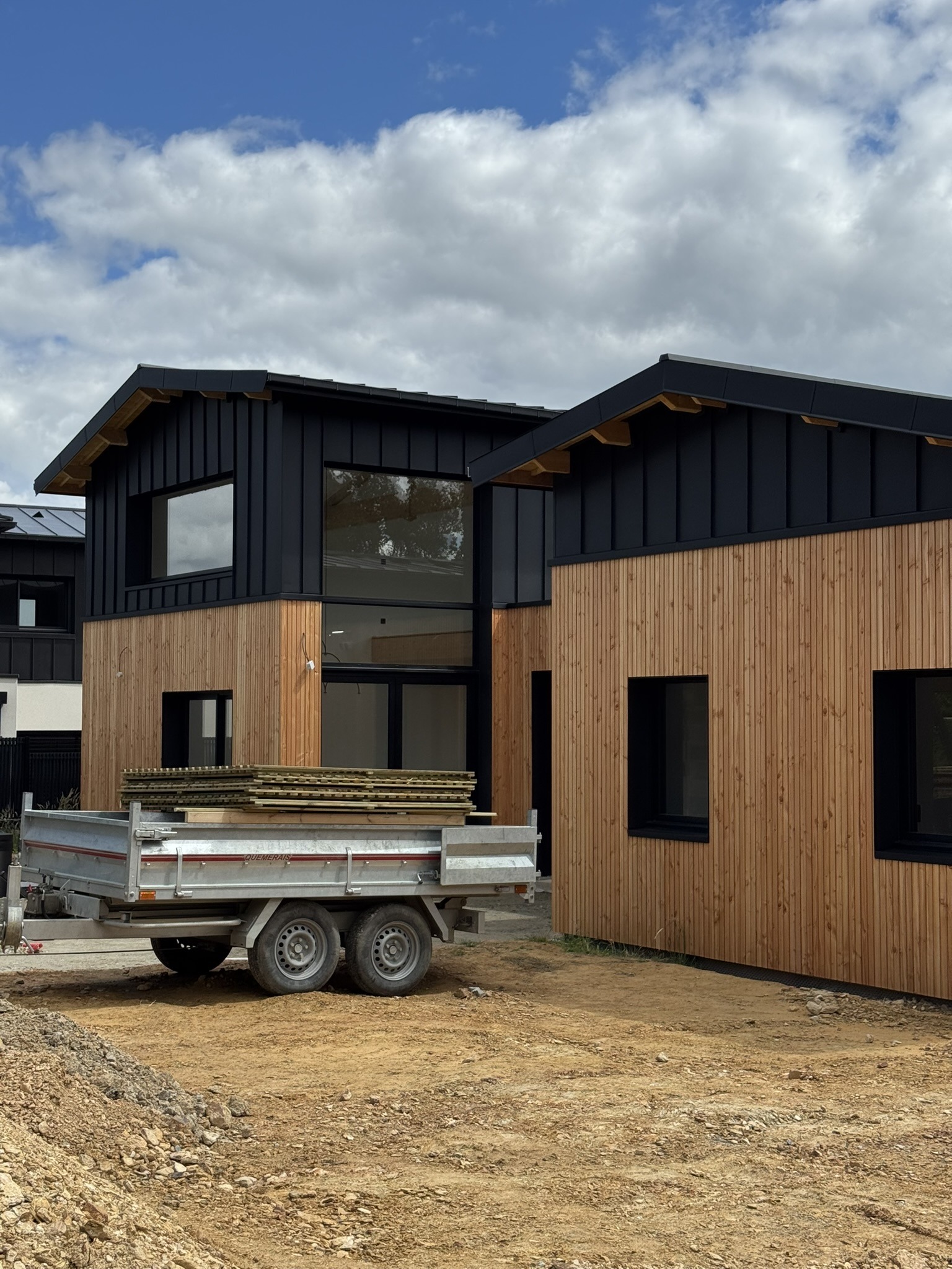 Maison contemporaine en ossature bois