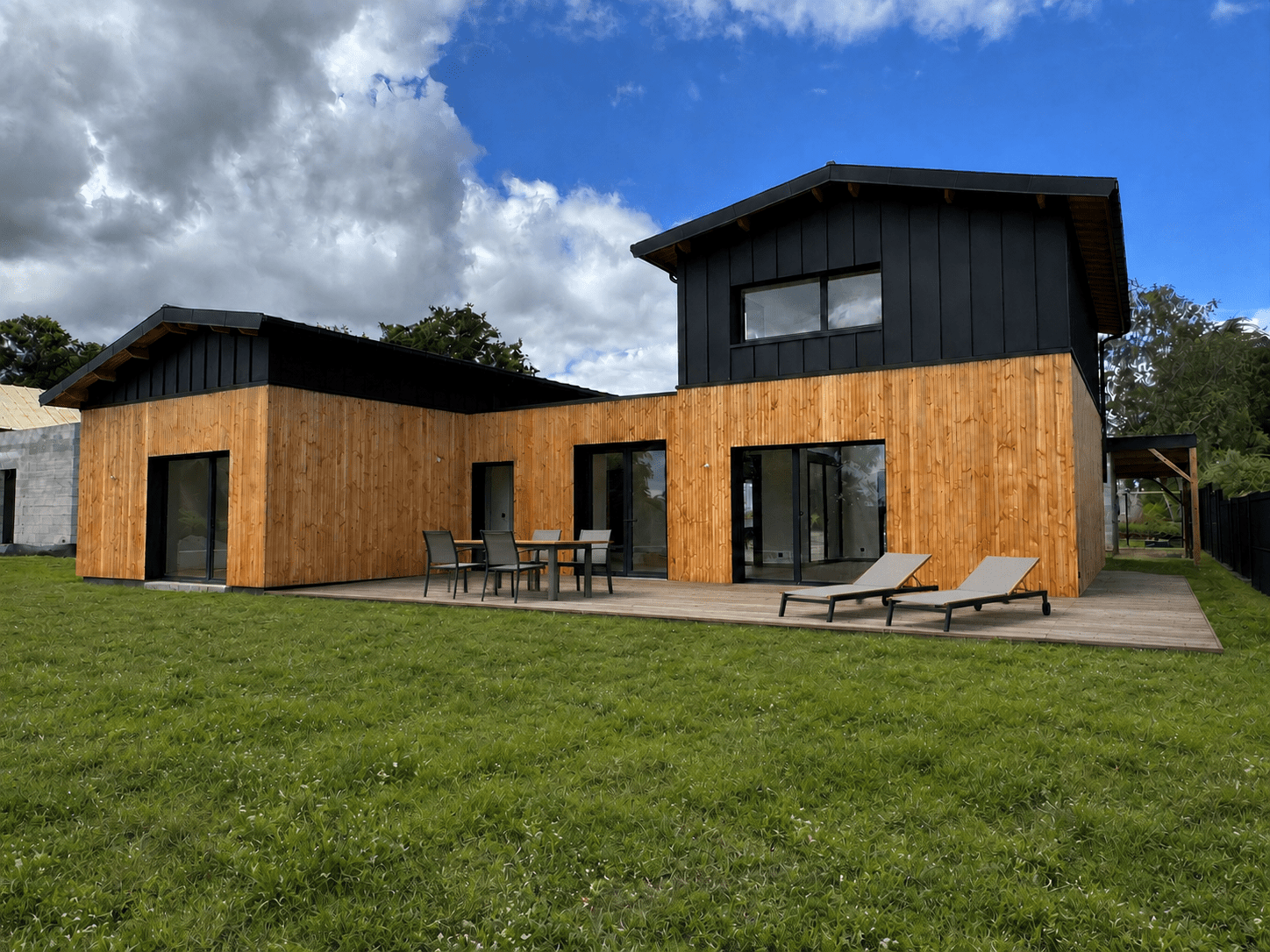 Maison contemporaine en ossature bois