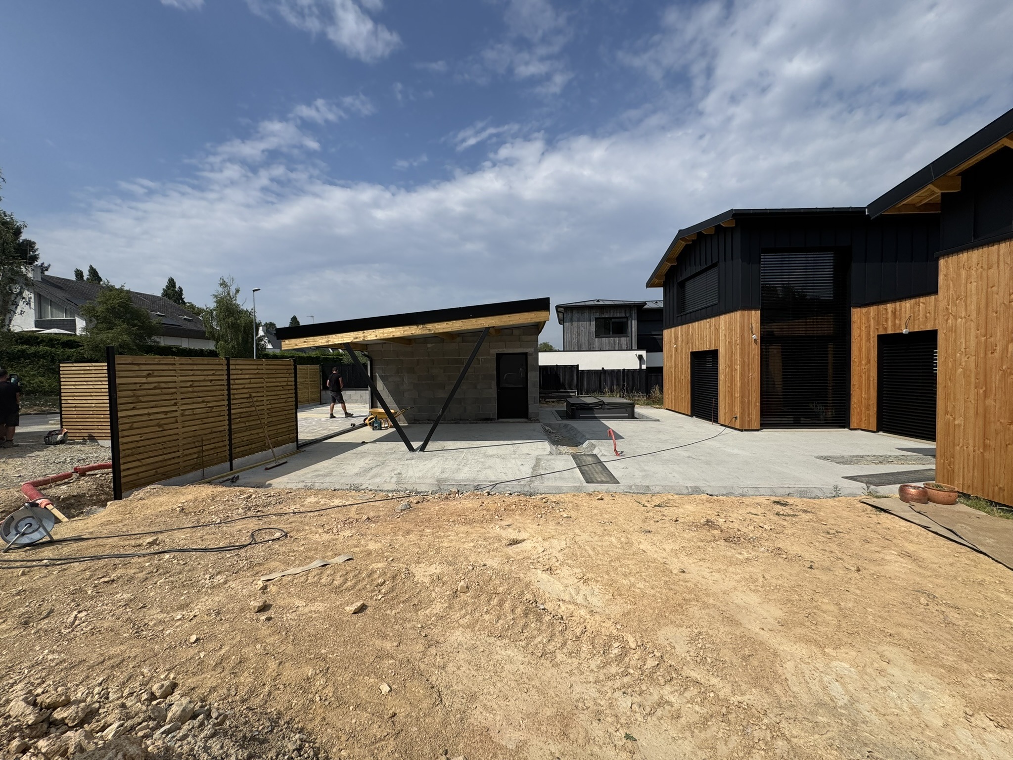 Maison contemporaine en ossature bois