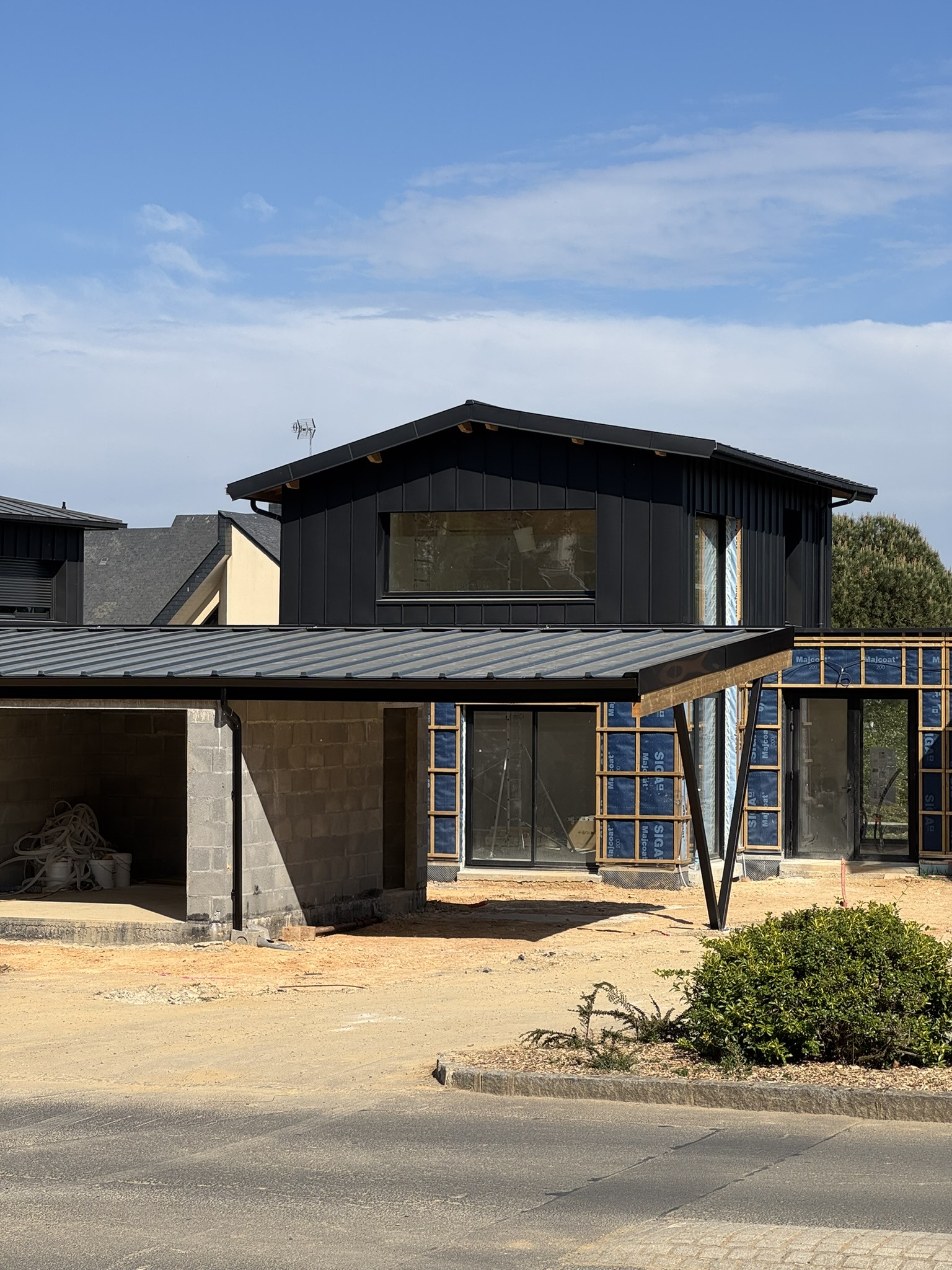 Maison contemporaine en ossature bois