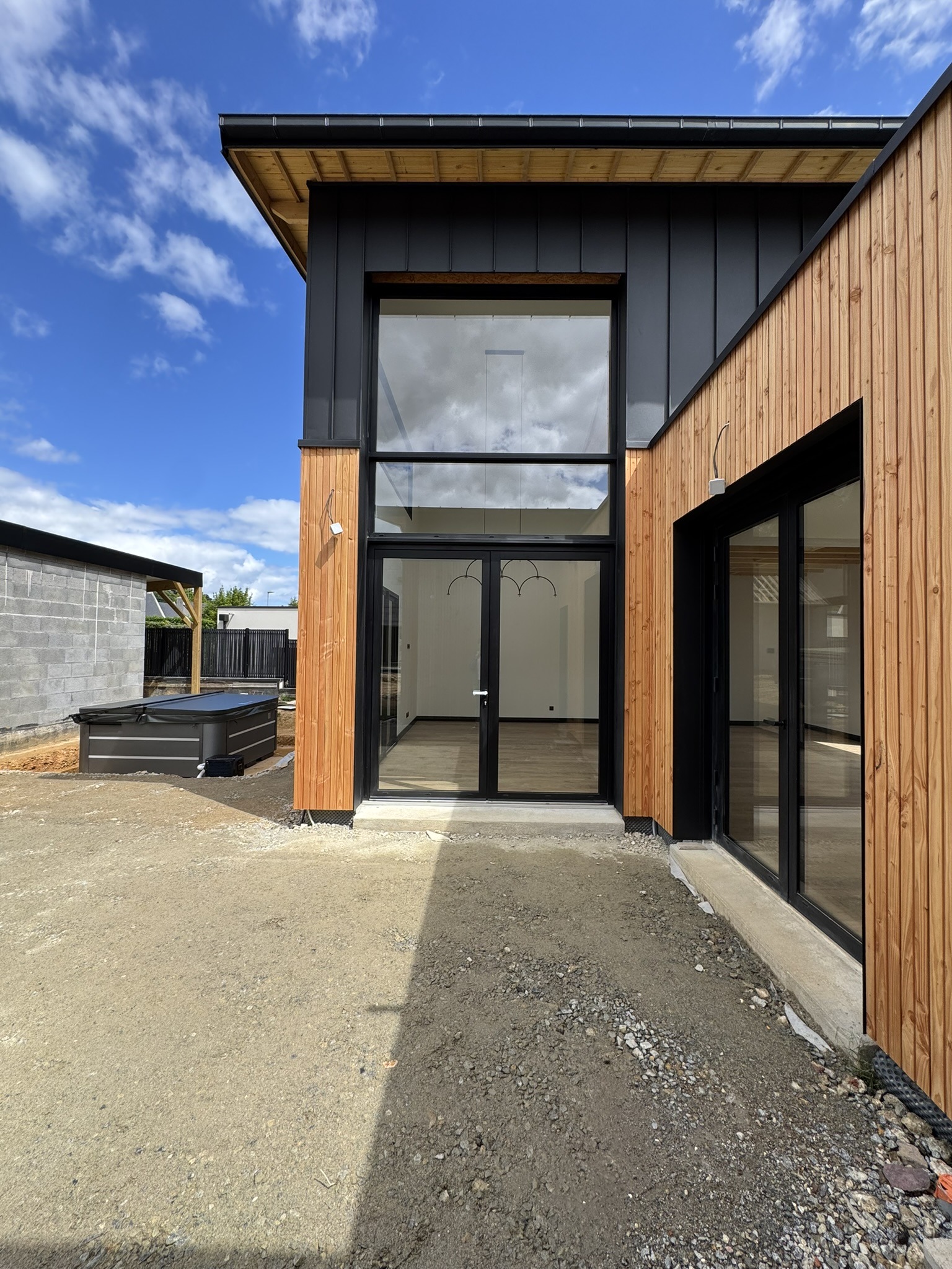 Maison contemporaine en ossature bois
